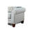 Aurora 47" W Polyester Upholstered Chair with Rolled Arms