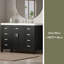 Meuble-lavabo 48 po avec lavabo, 2 portes et 8 tiroirs, système de fermeture en douceur, conception classique-1231835130