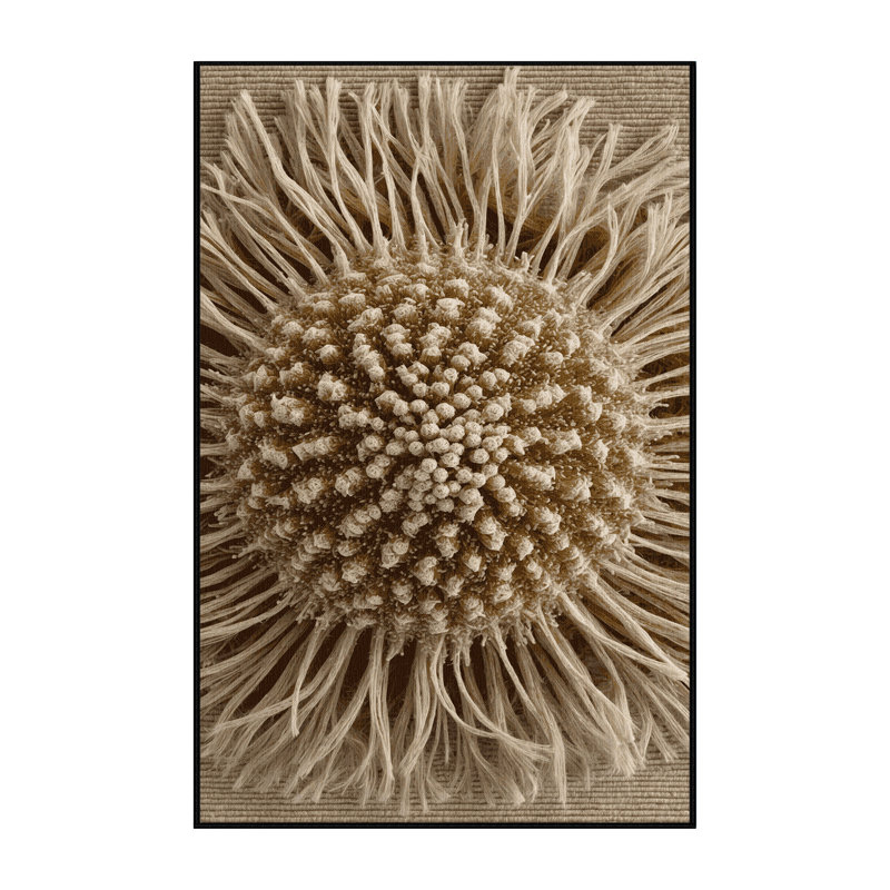 Machine Washable Nature Brown Area Rug, Rectangle 2' x 3'