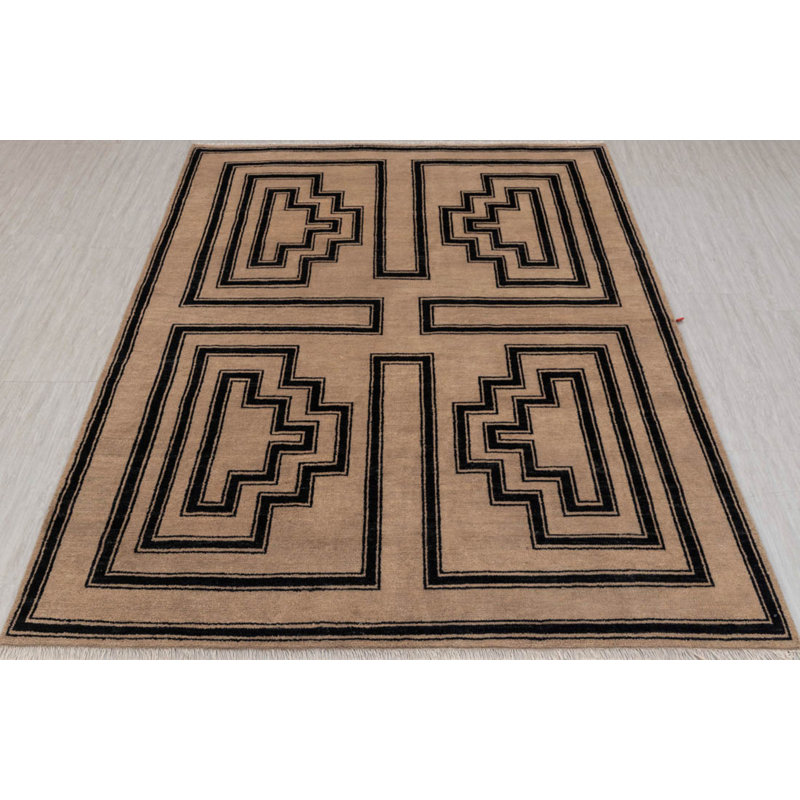 Contemporary, Stuart Street Collection Hand Knotted Wool Oriental Area Rug