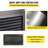 VEVOR 0.8'' W x 18.3'' L Louver / Gable Vent