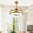 42'' 4 - Blade LED Smart Ceiling Fan with Remote Control and Light Kit Included-248291283