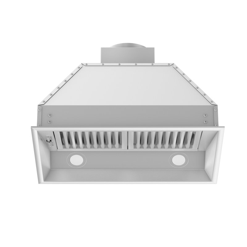 34" Brushed Stainless Steel Outdoor Range Hood Insert