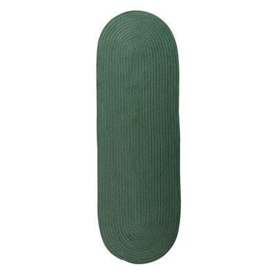 Tapis vert tressé d'intérieur / d'extérieur Runner