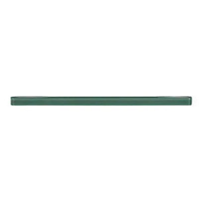 CNK Tile Sage Glass Pencil Liner - Cylindrical Green Glass Trim - 1/8" To 1/4" For Kitchen Bathroom Backsplash & Floor – Durable Easy Maintenance Elegant Accent For Interior Design – Pack Of 1