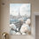 Décoration murale pivoines sur toile Glam 