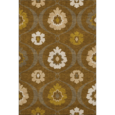 Premium Machine Washable Prisco Mocha Rug