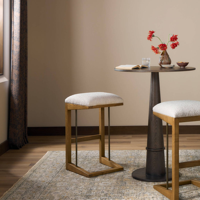 Cicily Bar Stool, Toasted Ash/Somerton Ash, Counter Stool (27" Seat Height)