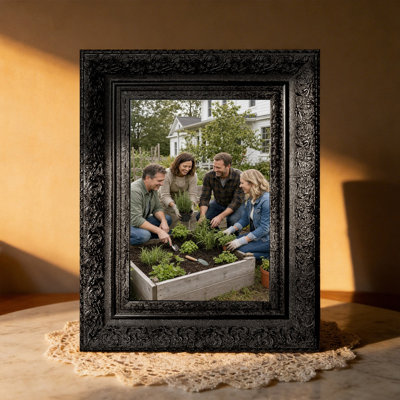 11" x 14" Black 3 PCS Memory Picture Frame for Mantel Decor