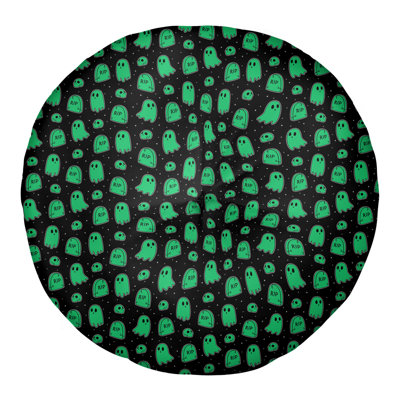 Coussin de sol rond Katelyn Elizabeth