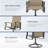 Swivel Patio Dining Armchair (Set of 2)-1388842540