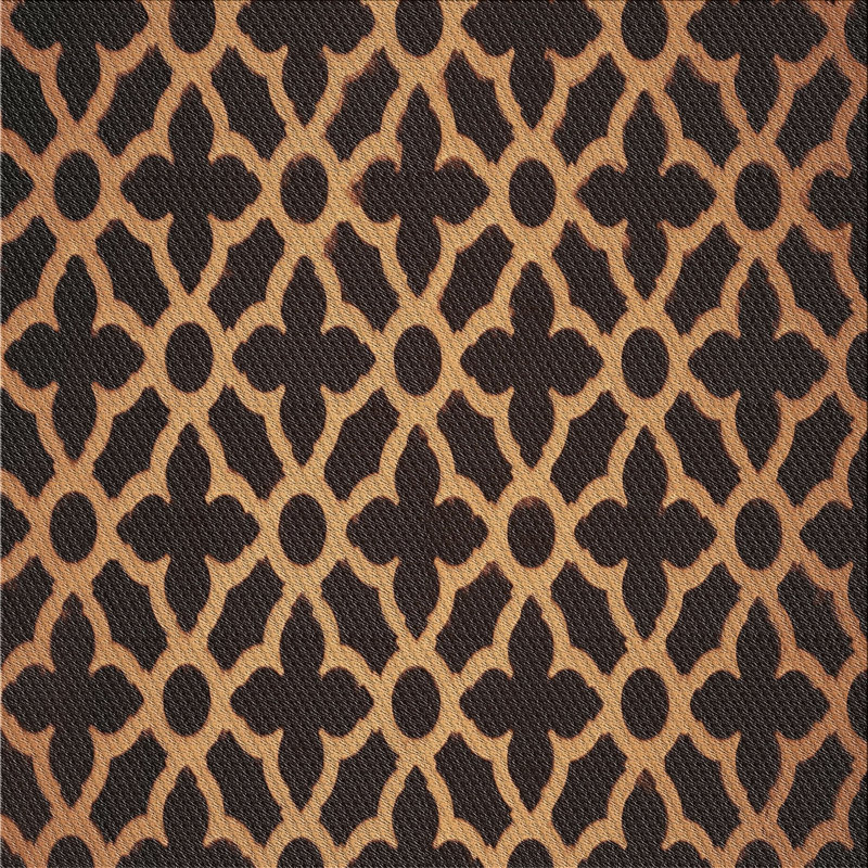 Tapis jaune / noir Power Loom, Carré 4 pi