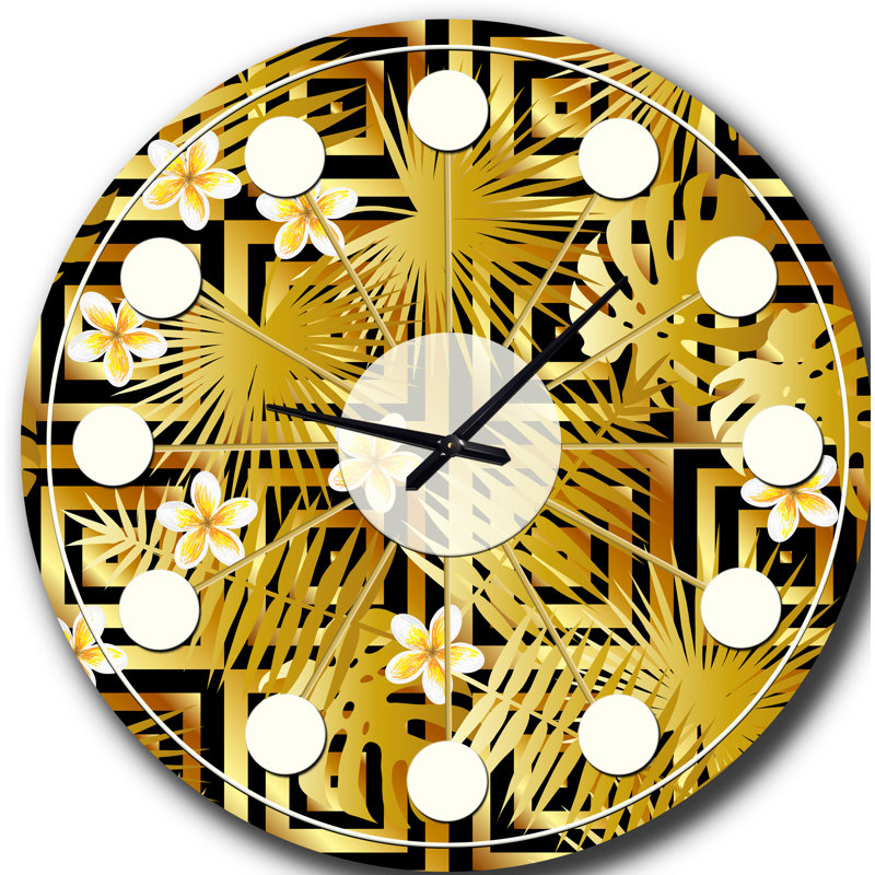 Horloge murale moderne Mid-Century, Moyenne