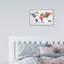 Hipster Mapa Mundi - impression sur toile tendue-67049757-67049758