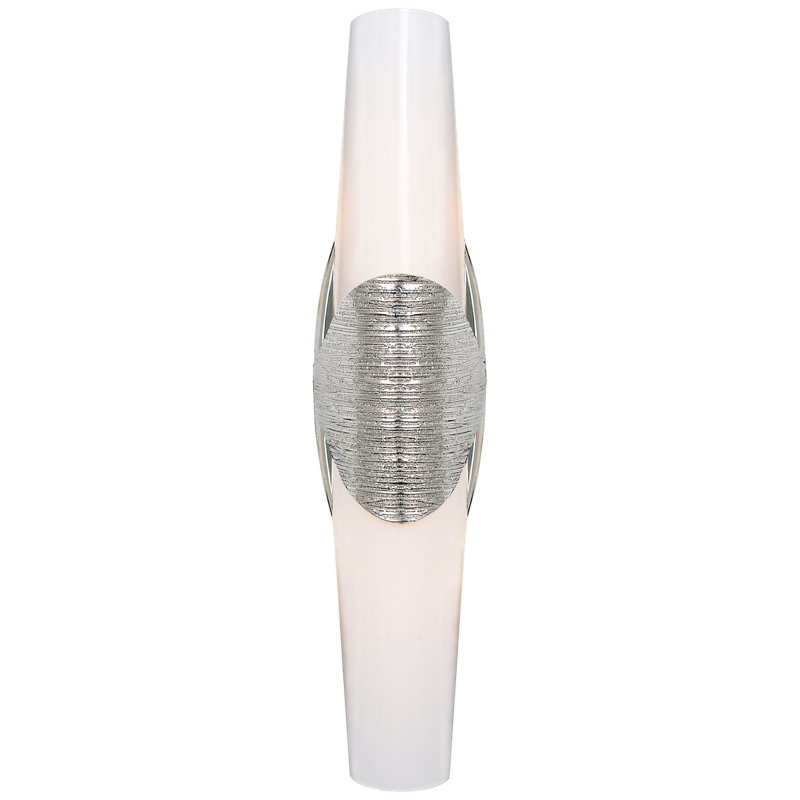 Utopia 2 - Light Flush Mounted Sconce, Polished Nickel