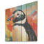 Pop Art Penguin Parade Charm I - pingouin sur bois-613290019