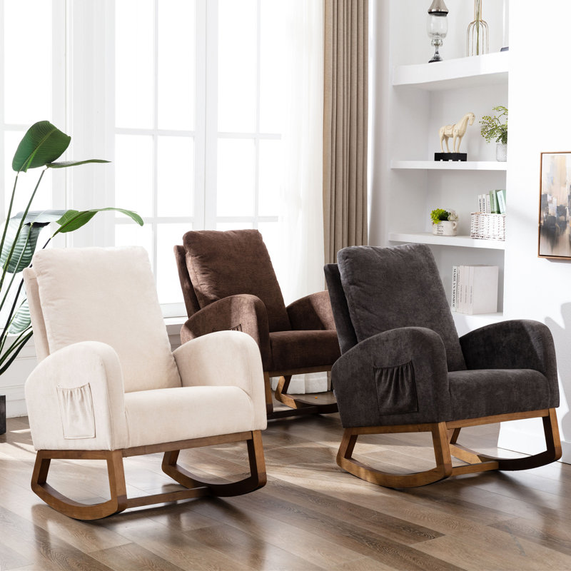 Wegate Rocking Chair, Brown