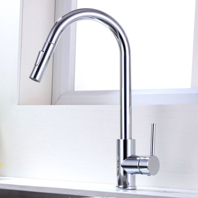 Pull Down Single Handle Kitchen Faucet