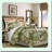 Cozy European Palmiers Cotton Envelope Closure Bedding - Euro Sham - Home Decor Luxe Collection