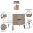 Nightstand In Rustic Gray And White-698770324