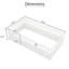 Lit simple moderne, base de lit au sol