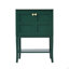 Meuble-lavabo 24 po avec lavabo supérieur, meuble-lavabo moderne avec 2 portes et meuble-lavabo simple