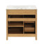 Meuble-lavabo en bois naturel 30 po Modern