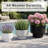 3-Piece Set PE Tiered Cylindrical Planters