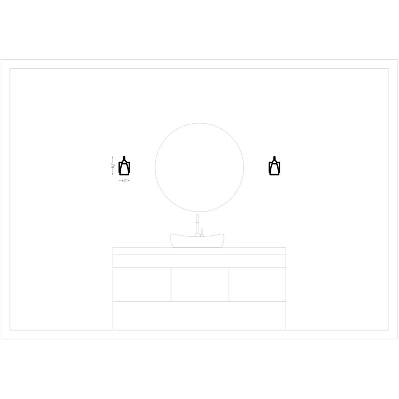 Steel Armed Sconce, No, Midnight Black