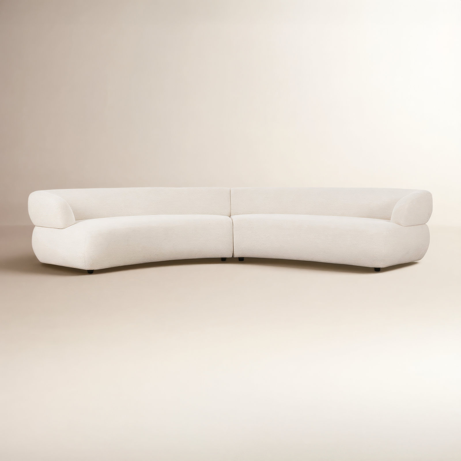 Athens 2 - Piece Upholstered Sofa, Nomad Snow Polyester Blend