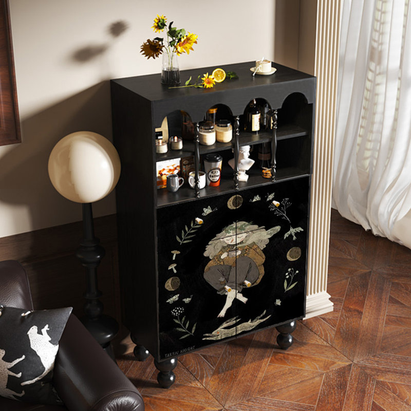 Modern art multi-functional accent cabinet