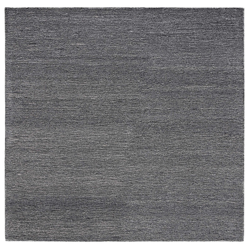 Tapis en laine et coton indien touffeté à la main Metro, Carré 6 pi
