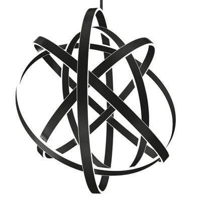 Kinetic 1-Light Globe Chandelier