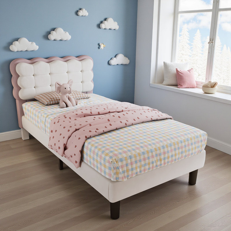 Upholstered Bed, Single (3')