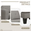Canapé modulaire rembourré 3 pièces Rinje-926047607