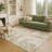 Machine Washable Indoor/Outdoor Chantille ACN2334 Floral Rug-1349003464
