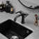 Single-Hole 2-handle Bathroom Faucet with Drain Assembly