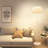 French Cream-Style Wrought Iron & PVC Floor Lamp