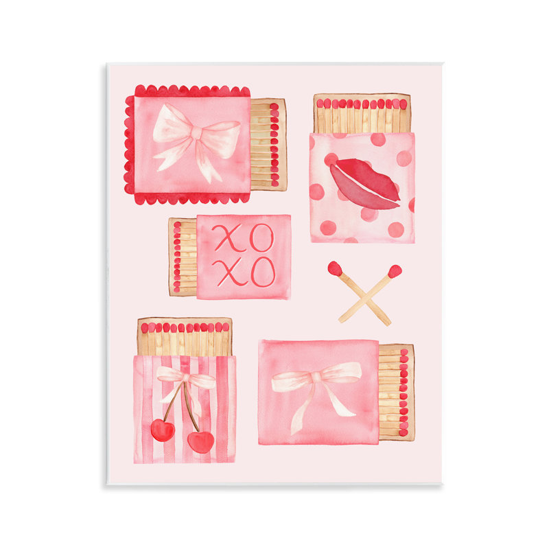 Plaque murale Fashion Chic Matchbook Composition, design par Nina Jacobs
