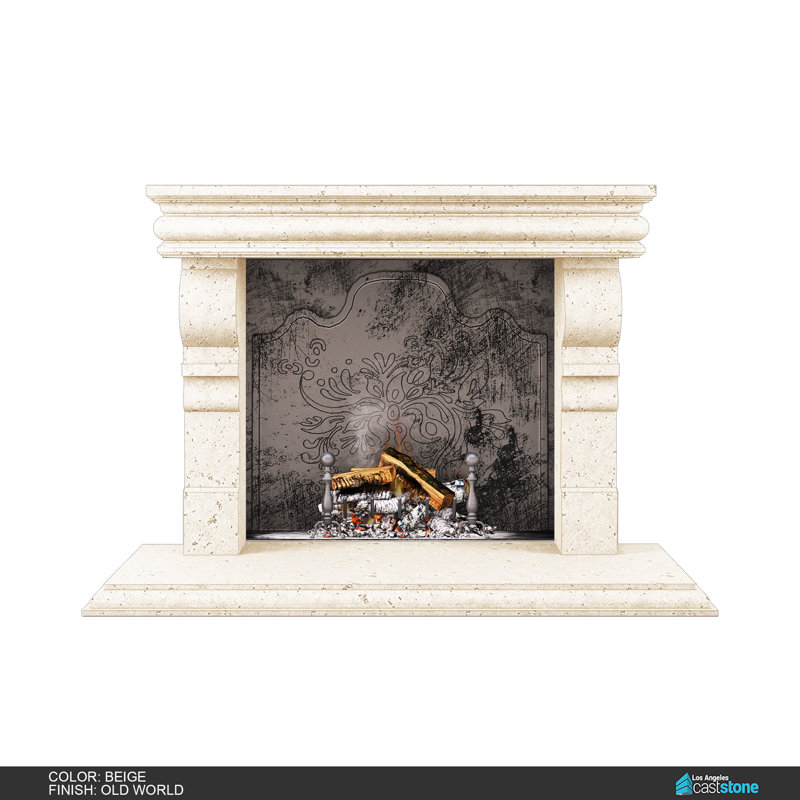 Hamilton Fireplace Surround, Old World /Beige