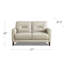 Causeuse en cuir véritable Brycelynn-2083564594