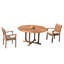 Leveb Outdoor 9 - Piece Teak Dining Set-1413991359-1413991358