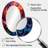 Opt Art Vibrant Illusions II - Multi-Color Oval Wall Mirror Decor-1243156410