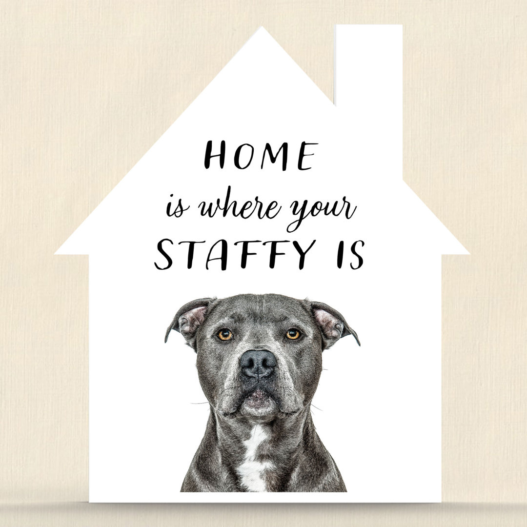 Sasaki Staffordshire Bull Terrier Box Sign
