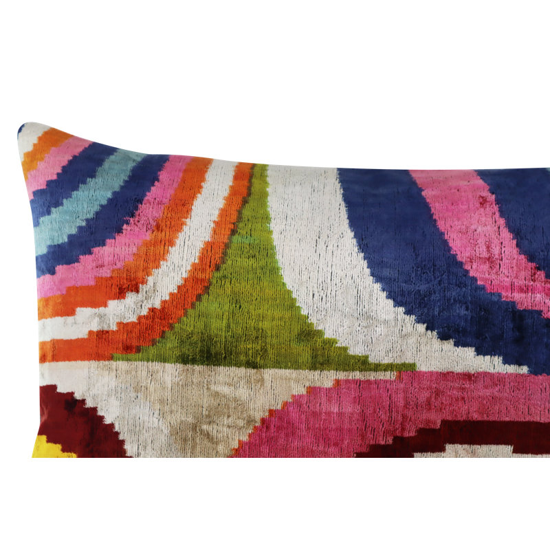 Velvet Lumbar Pillow Cover & Insert