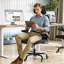 Inbox Zero Montclaire Mesh and Nylon Office Chair with Headrest-1805895527