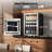 16.9 in. Single Zone 85-Cans Beverage Cooler Freestanding Compressor Frost Free Refrigerator Fridge in Stainless Steel