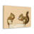Funny Squirrel Silly Squirrel Couple Wall Art-895184222