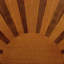 Structure de lit en bois massif avec tête de lit à motif artistique Sunset-1334669863-1334669856