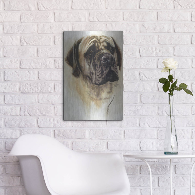 "Mastiff" par Barbara Keith, H 24 po x l 16 po